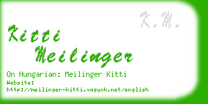 kitti meilinger business card